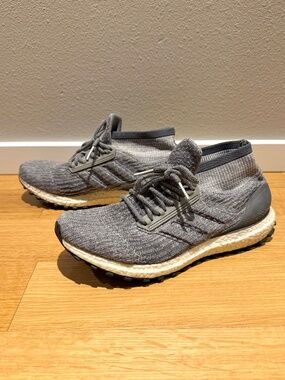 Adidas Men’s 9.5 Ultraboost ATR Mid Primeknit in Triple Grey